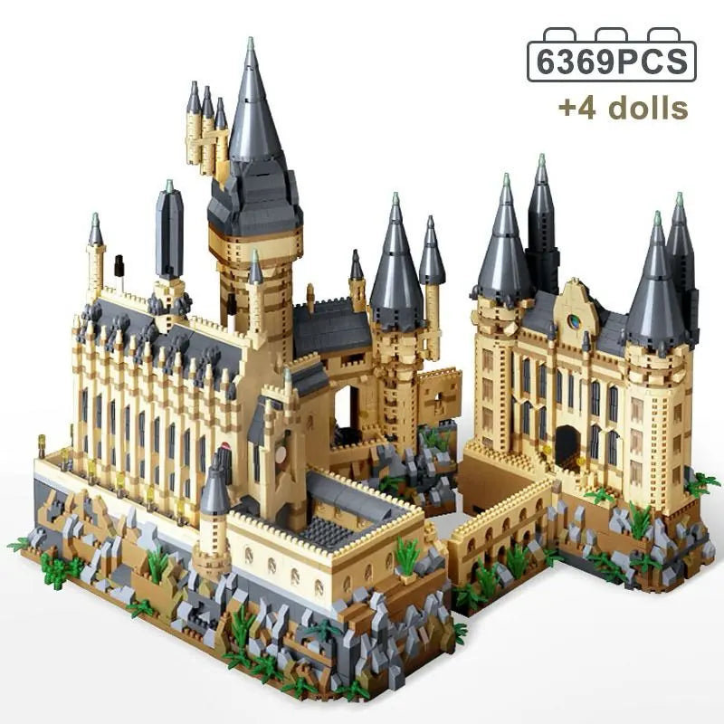 Medieval Magic Castle Town Square Building Blocks Set 6369 PCS