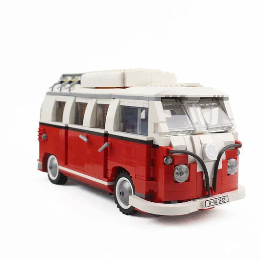 Hot Toys 1354PCS Volkswagen T1 Camper Bricks Van Car Bluding Blocks