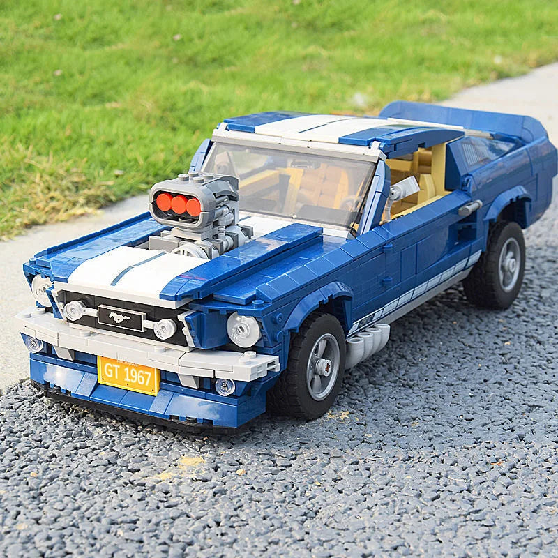 Technic Ford Mustangs Sports Car Building Blocks Bricks Toys