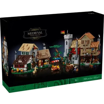 Medieval Town Square Building Blocks 3304PCS Compatible 10332 Bricks (No Box)