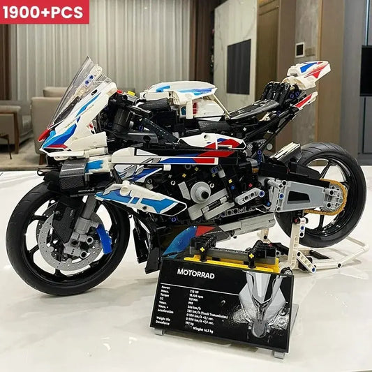 Technic Motorcycle BMW M1000 RR Building Bocks Set Toys