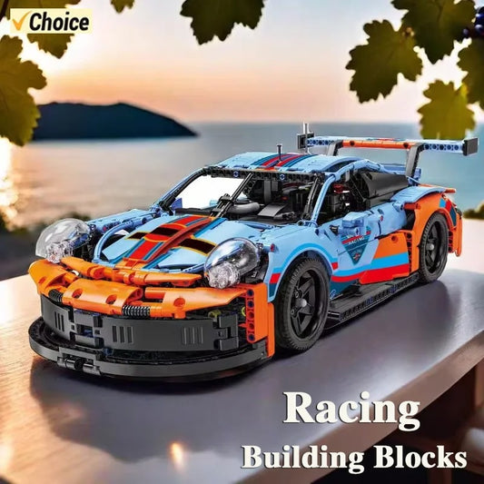 Technic MOC RSR Building Blocks Super Racing Cars 1680PCS No Box