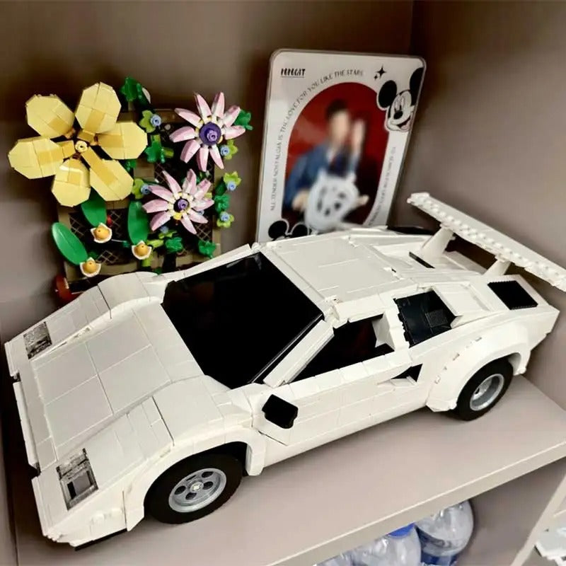 Technic Countach 5000 Quattrovalvole Super Speed Car Building Blocks1506PCS