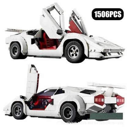 Technic Countach 5000 Quattrovalvole Super Speed Car Building Blocks1506PCS