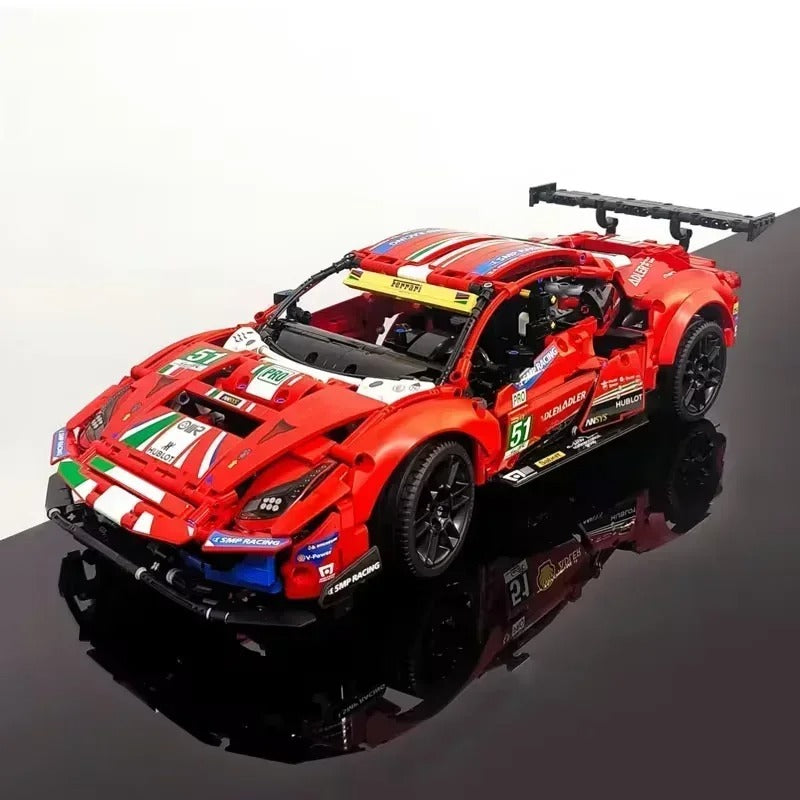 Technic 488 GTE 1684PCS Building Blocks Sports Car Set