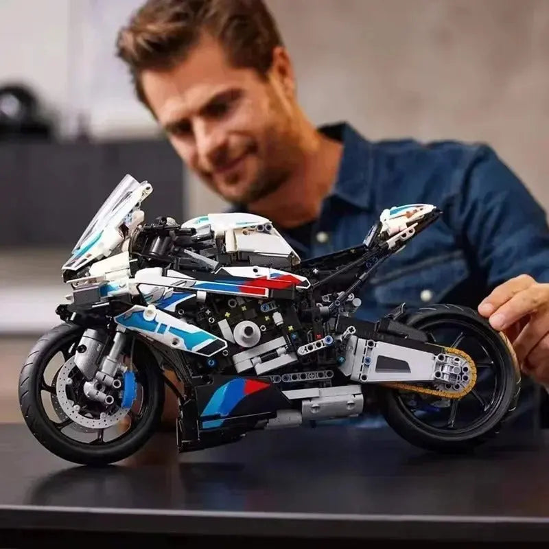 Technic Motorcycle BMW M1000 RR Building Bocks Set Toys