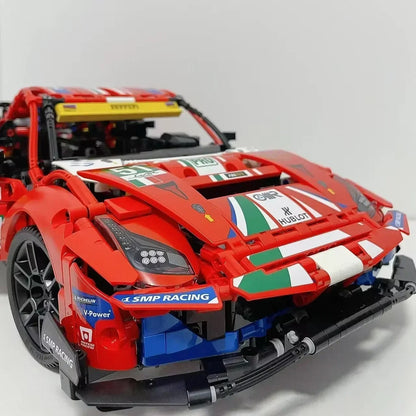 Technic 488 GTE 1684PCS Building Blocks Sports Car Set