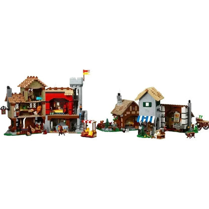 Medieval Town Square Building Blocks 3304PCS Compatible 10332 Bricks (No Box)