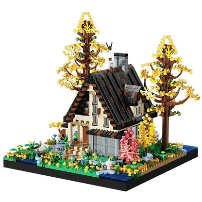 Forest Wooden House Building Blocks Bricks Set 2635PCS No Box