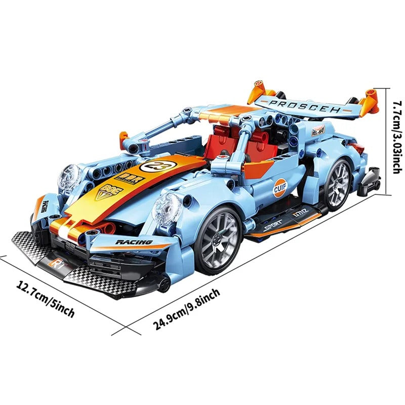 Technic MOC RSR Building Blocks Super Racing Cars 1680PCS No Box