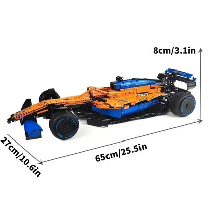 New Technic 1:8 Formula 1 Building Blocks Sports Car